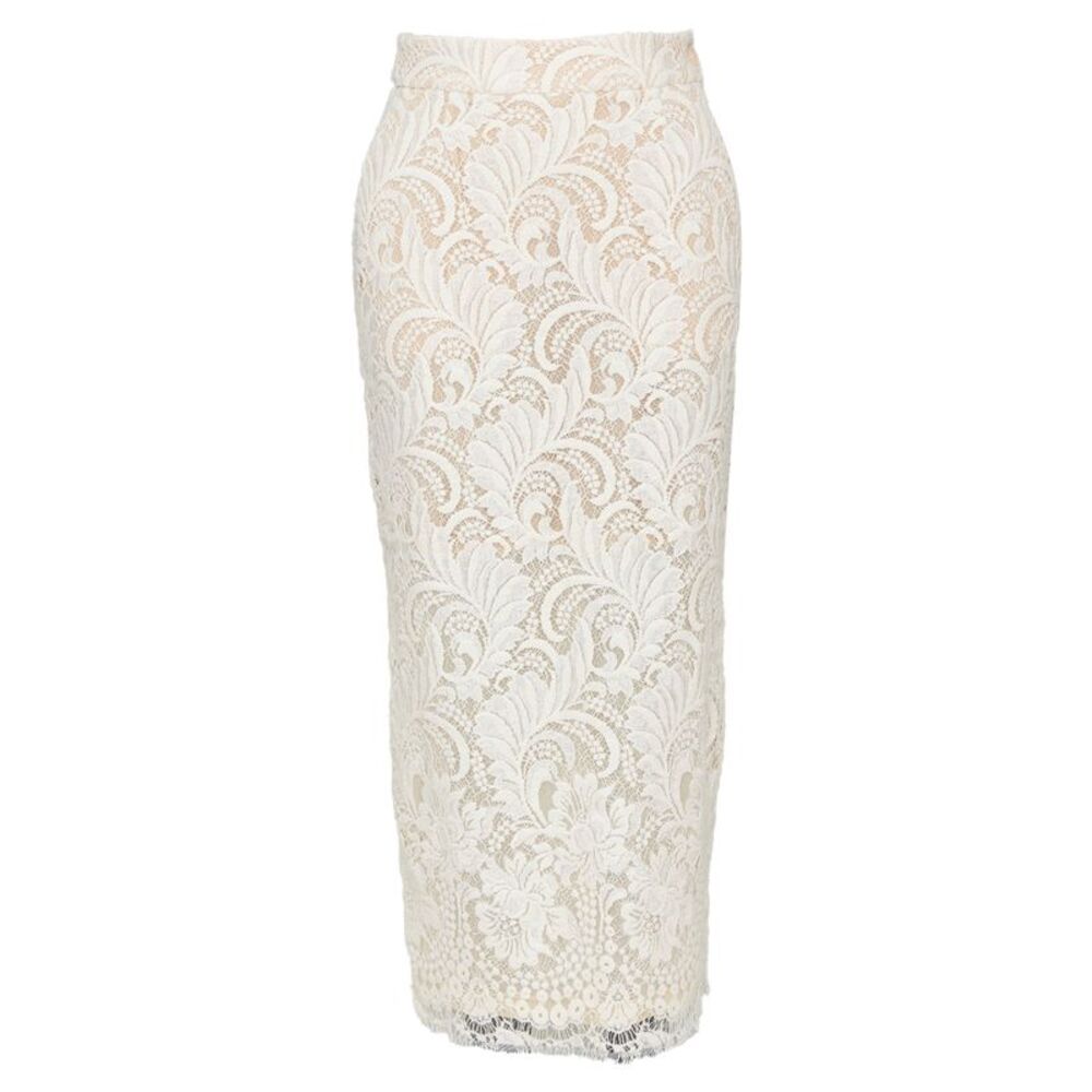 Stella McCartney lace overlay lined pencil skirt